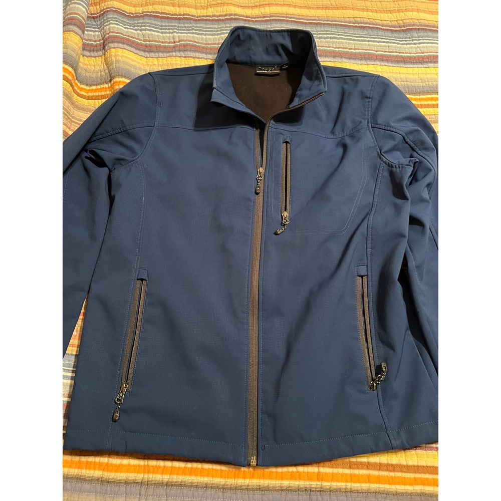 Swiss Tech Mens Softshell Jacket Full Zip Blue Size‎ M (38-40)